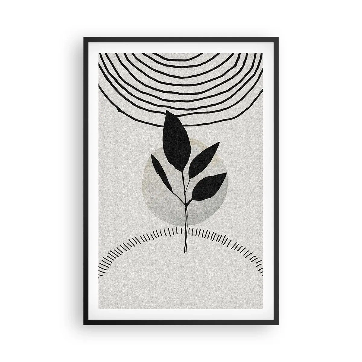 Poster in cornice nera - Composizione: i rituali della natura - 61x91 cm