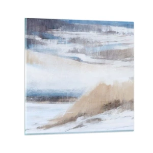 Quadro su vetro - Composizione invernale - 40x40 cm