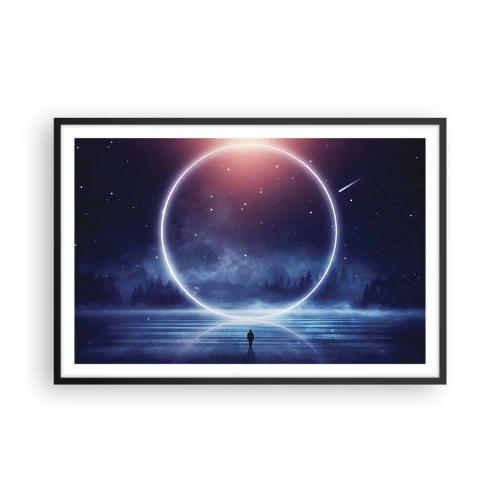 Poster in cornice nera - Sono già qui... - 91x61 cm