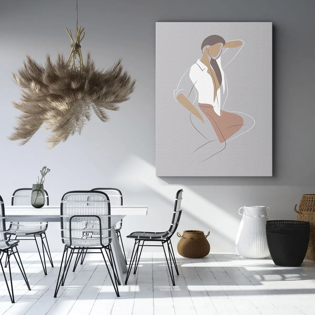 Quadro su tela - Stampe su Tela - Profilo di bellezza - 45x80 cm