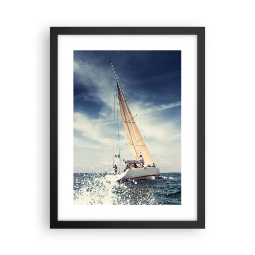 Poster in cornice nera - Non ci raggiungeranno! - 30x40 cm