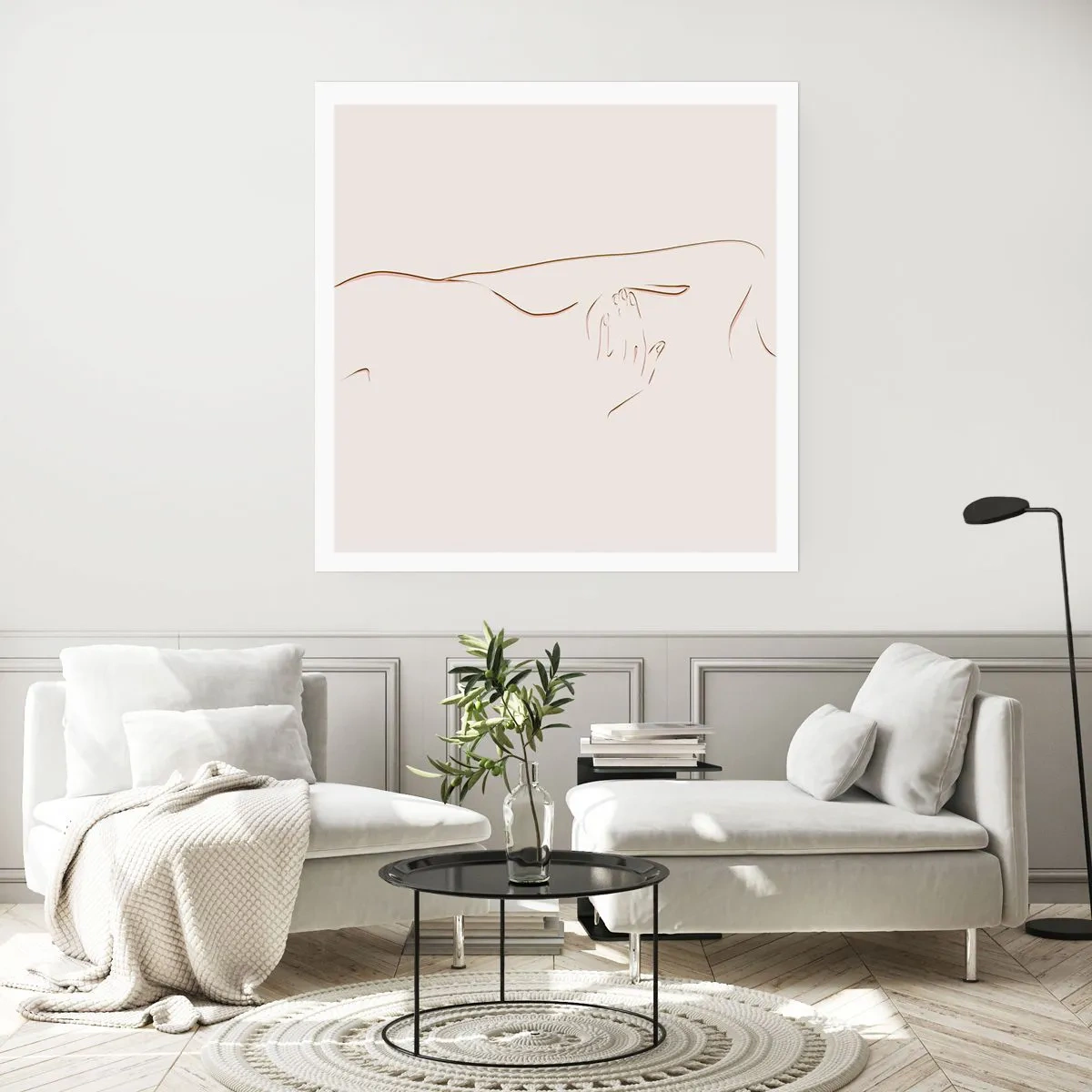 Poster - La forma del desiderio - 40x40 cm