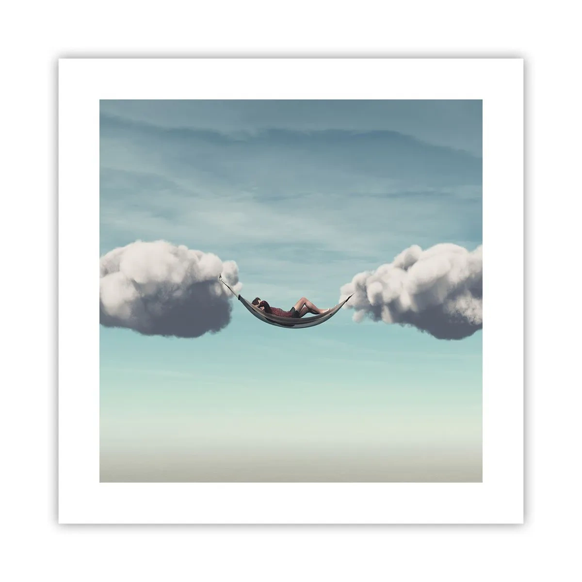 Poster - La felicità del momento - 40x40 cm