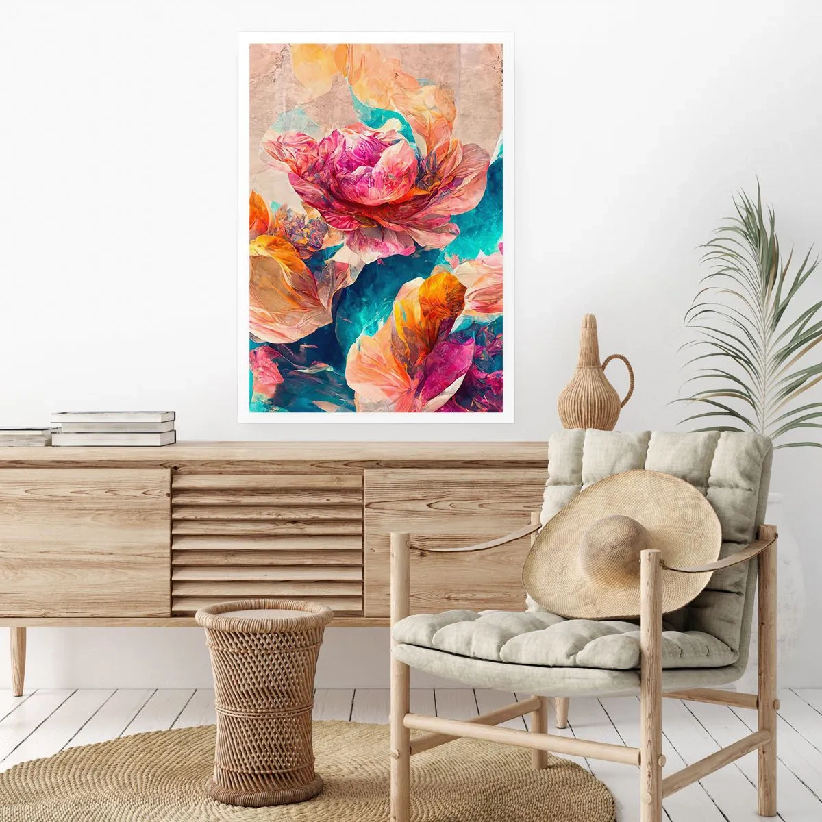 Poster - Lo splendore colorato del bouquet - 61x91 cm
