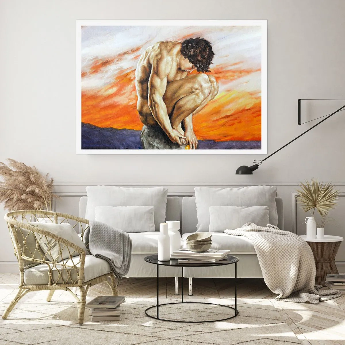 Poster - Immerso in se stesso - 50x40 cm