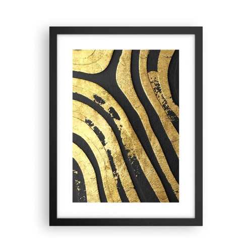 Poster in cornice nera - Tutto scorre - 30x40 cm