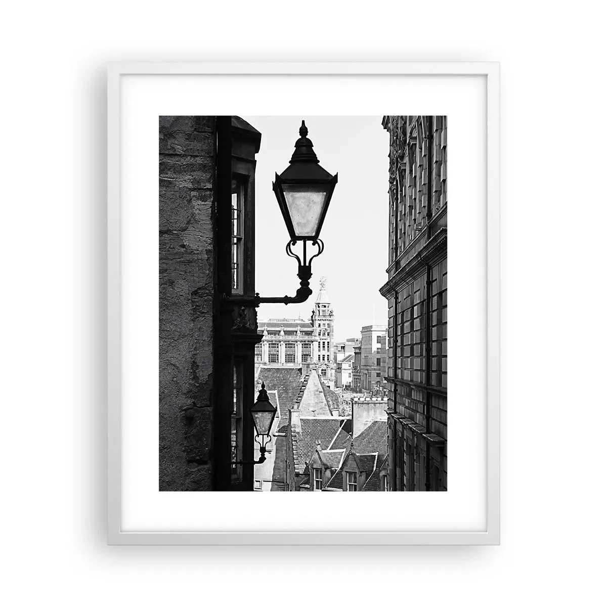 Poster in cornice bianca - Il racconto di Edimburgo - 40x50 cm