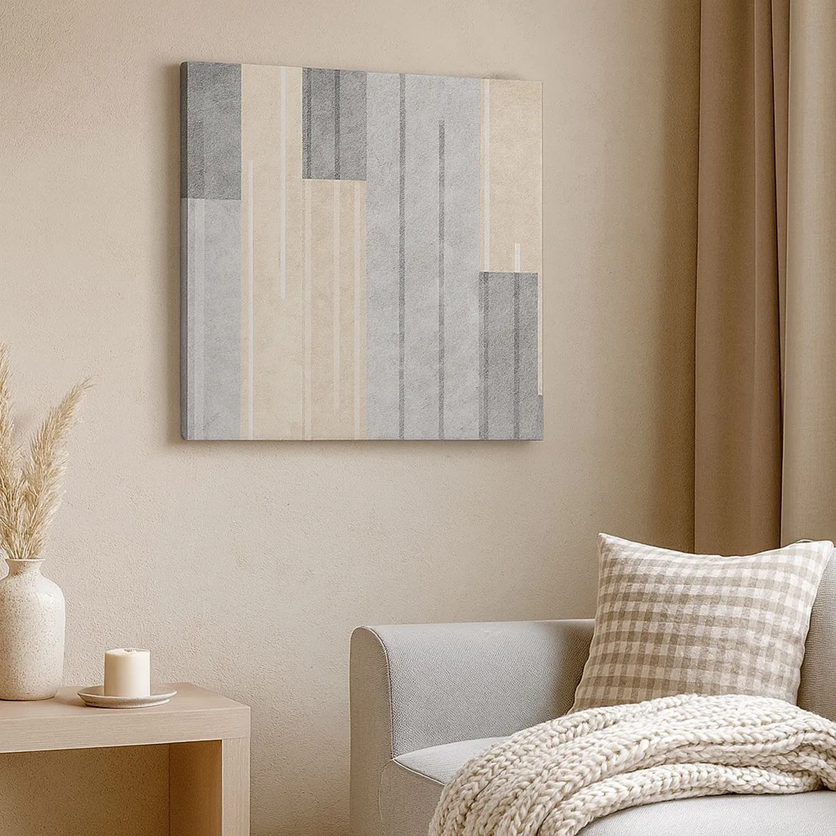 Quadro su tela - Stampe su Tela - Composizione: rigare dritto - 30x30 cm