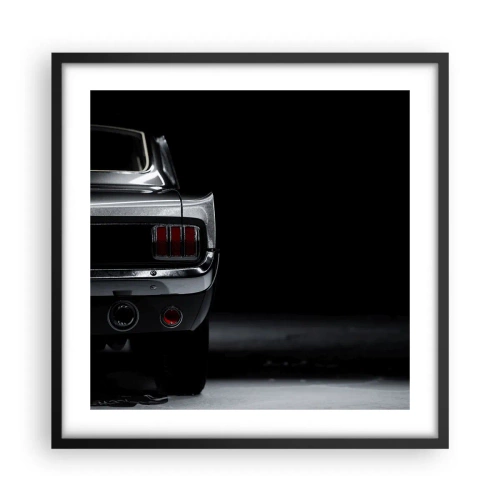 Poster in cornice nera - Il fascino del classico - 50x50 cm