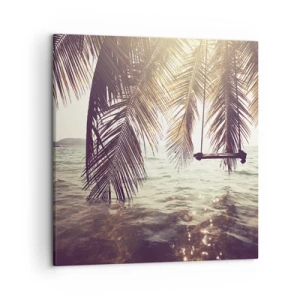 Quadro su tela - Stampe su Tela - Si può dondolare tra le nuvole a volontà - 50x50 cm