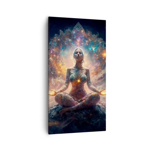 Quadro su tela - Stampe su Tela - Un flusso di energia buona - 55x100 cm