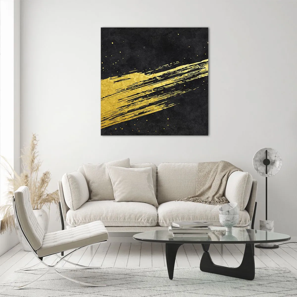 Quadro su vetro - Salto nell'iperspazio - 50x50 cm