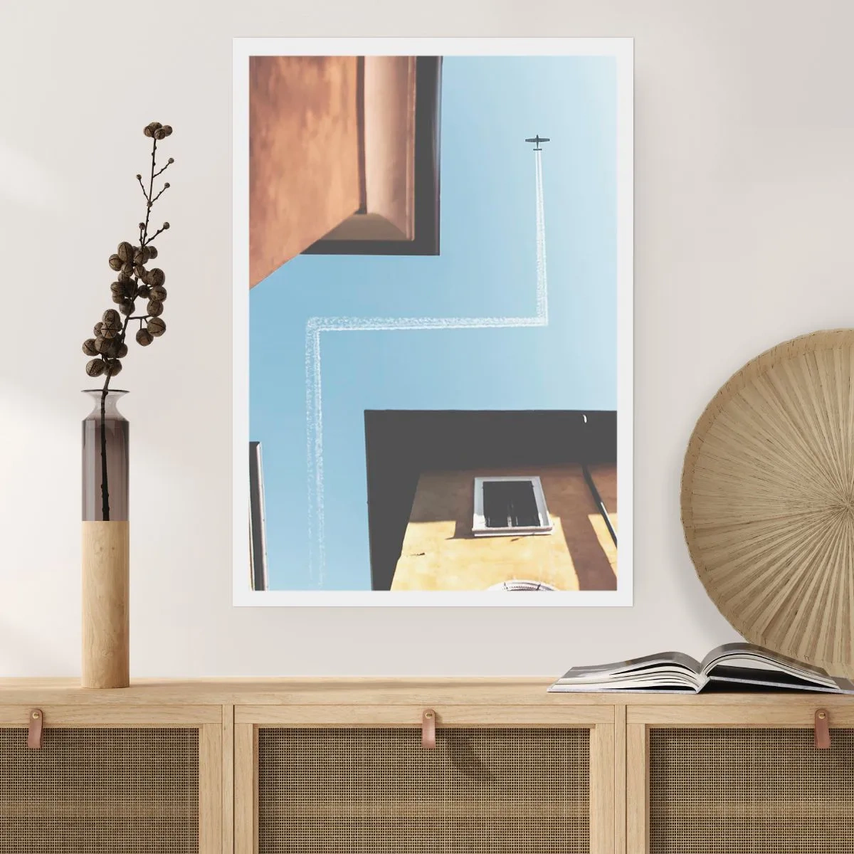 Poster - Sopra il labirinto urbano - 61x91 cm