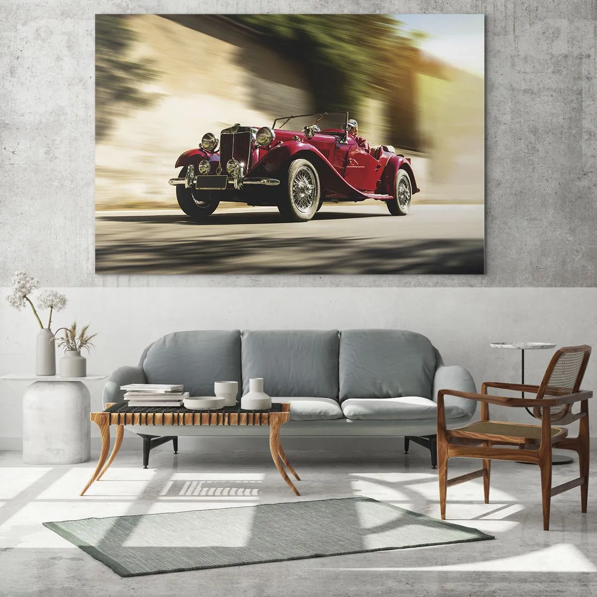 Quadro su vetro - Più bella della Nike di Samotracia - 100x40 cm