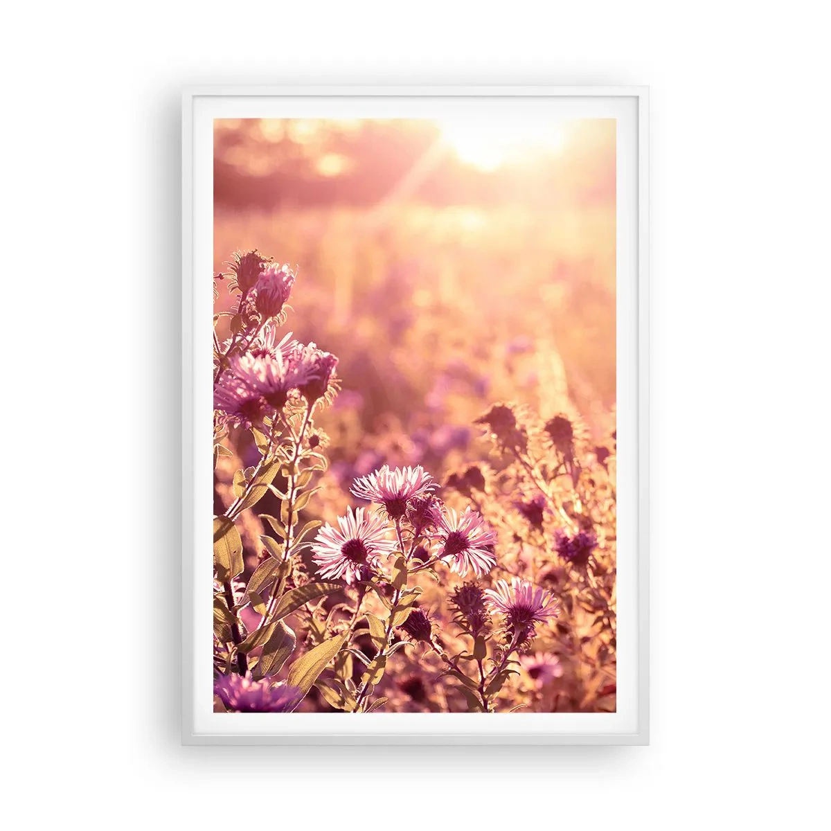 Poster in cornice bianca - Prima della fine dell'estate - 70x100 cm