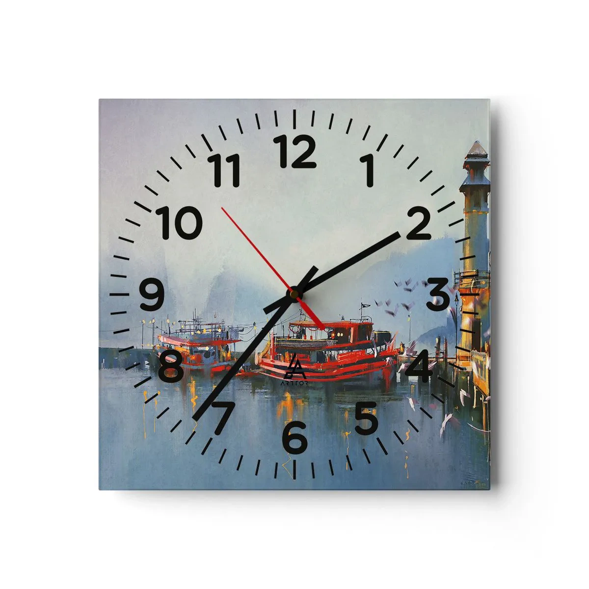 Orologio da parete - Orologio in Vetro - Alla fine del mondo - 30x30 cm