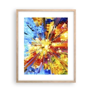 Poster in cornice rovere chiaro - In medias res - 40x50 cm