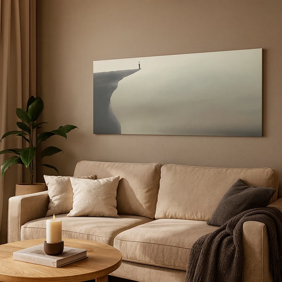 Quadro su tela - Stampe su Tela - Certamente verso l'alto! - 30x30 cm