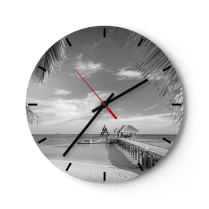 Orologio da parete - Orologio in Vetro - Un ricordo o un sogno? - 40x40 cm