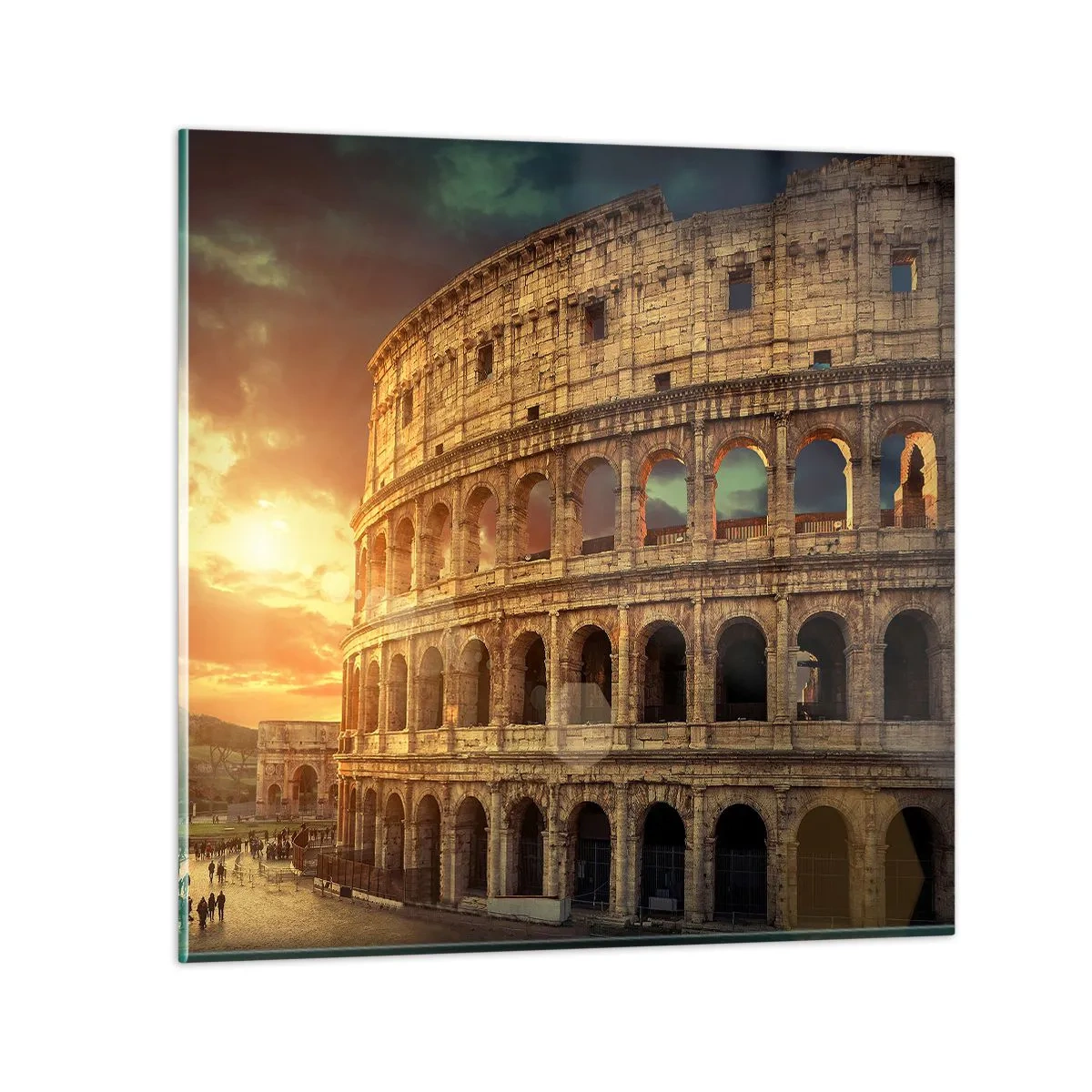 Quadro su vetro - Impressione colossale - 50x50 cm