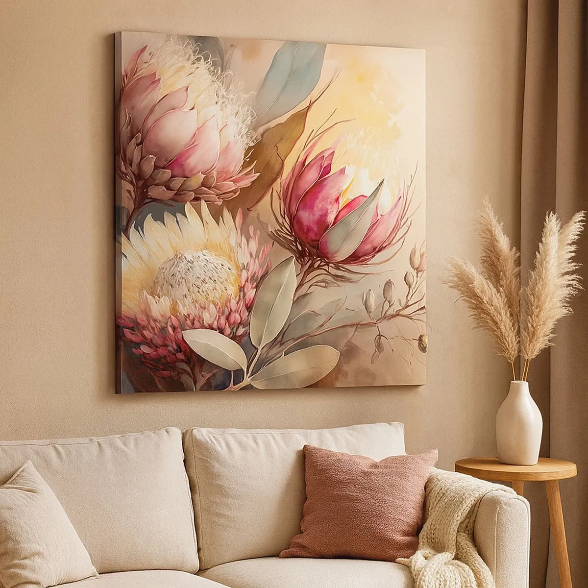 Quadro su tela - Stampe su Tela - Di profilo e di fronte - 30x30 cm