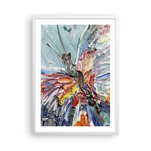 Poster in cornice bianca - Dipinto dalla natura - 50x70 cm