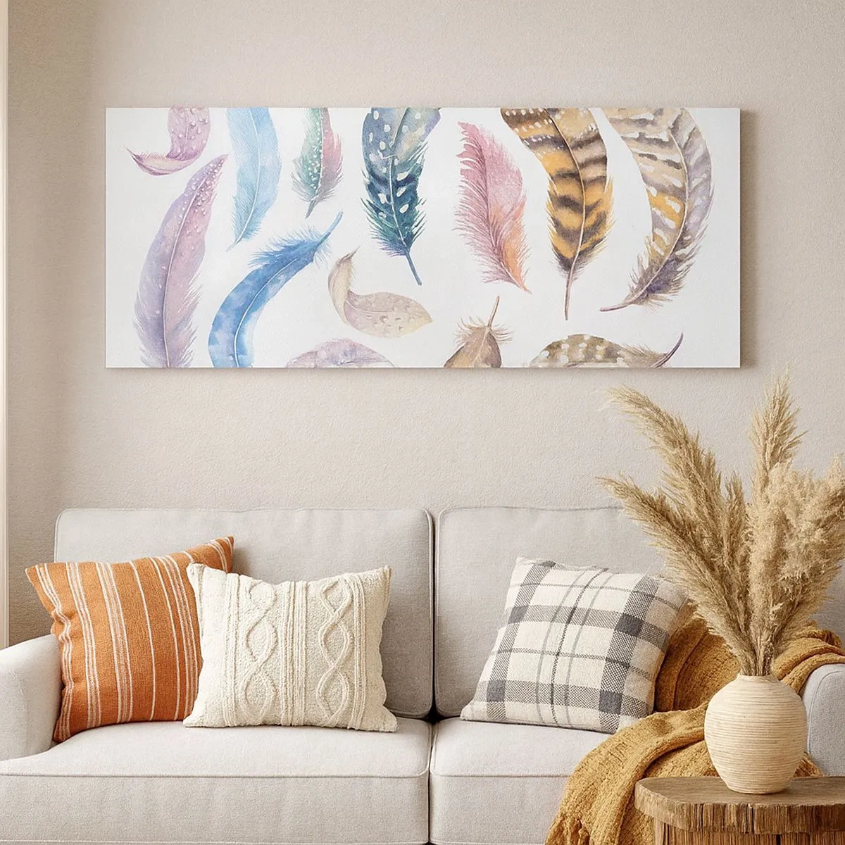 Quadro su tela - Stampe su Tela - Leggere, variopinte e multicolori - 100x40 cm