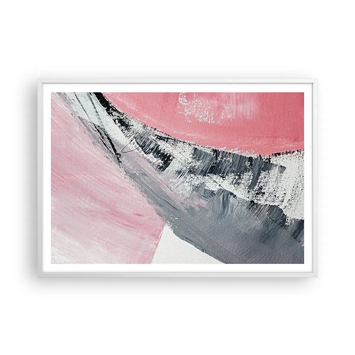 Poster in cornice bianca - Composizione abbinata - 100x70 cm