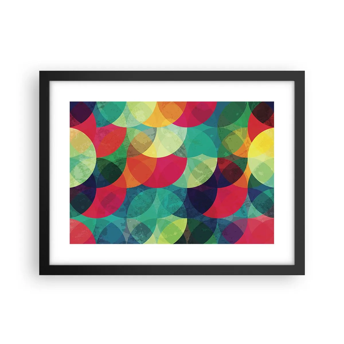 Poster in cornice nera - Ascensione arcobaleno - 40x30 cm