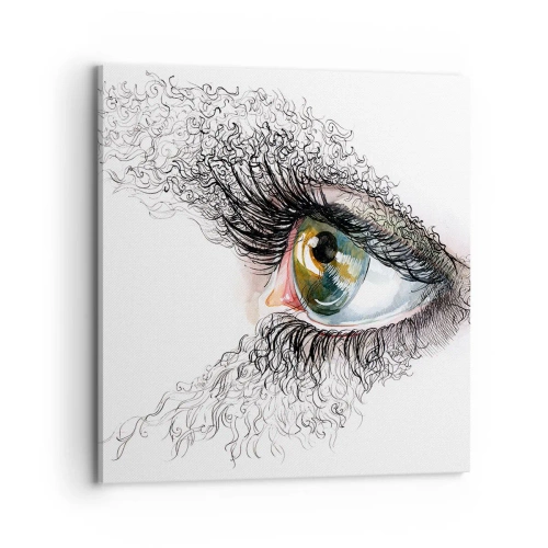 Quadro su tela - Stampe su Tela - Guarda dentro l'anima - 70x70 cm