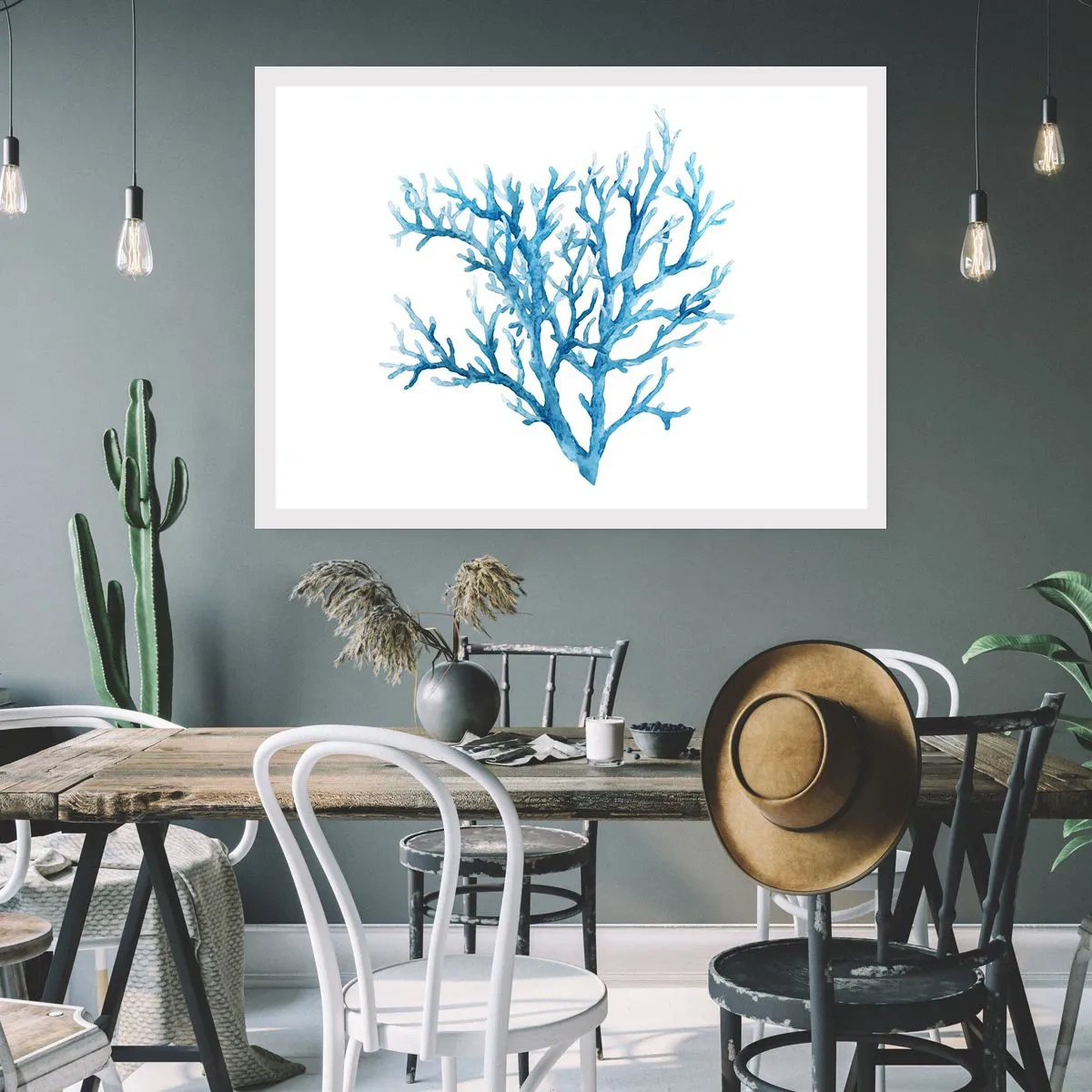 Poster - Filigrana marina - 40x30 cm