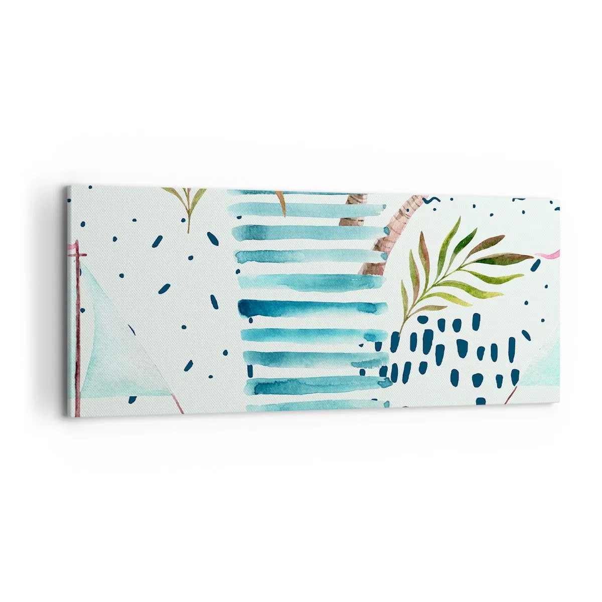 Quadro su tela - Stampe su Tela - Vacanze sotto le palme - 100x40 cm