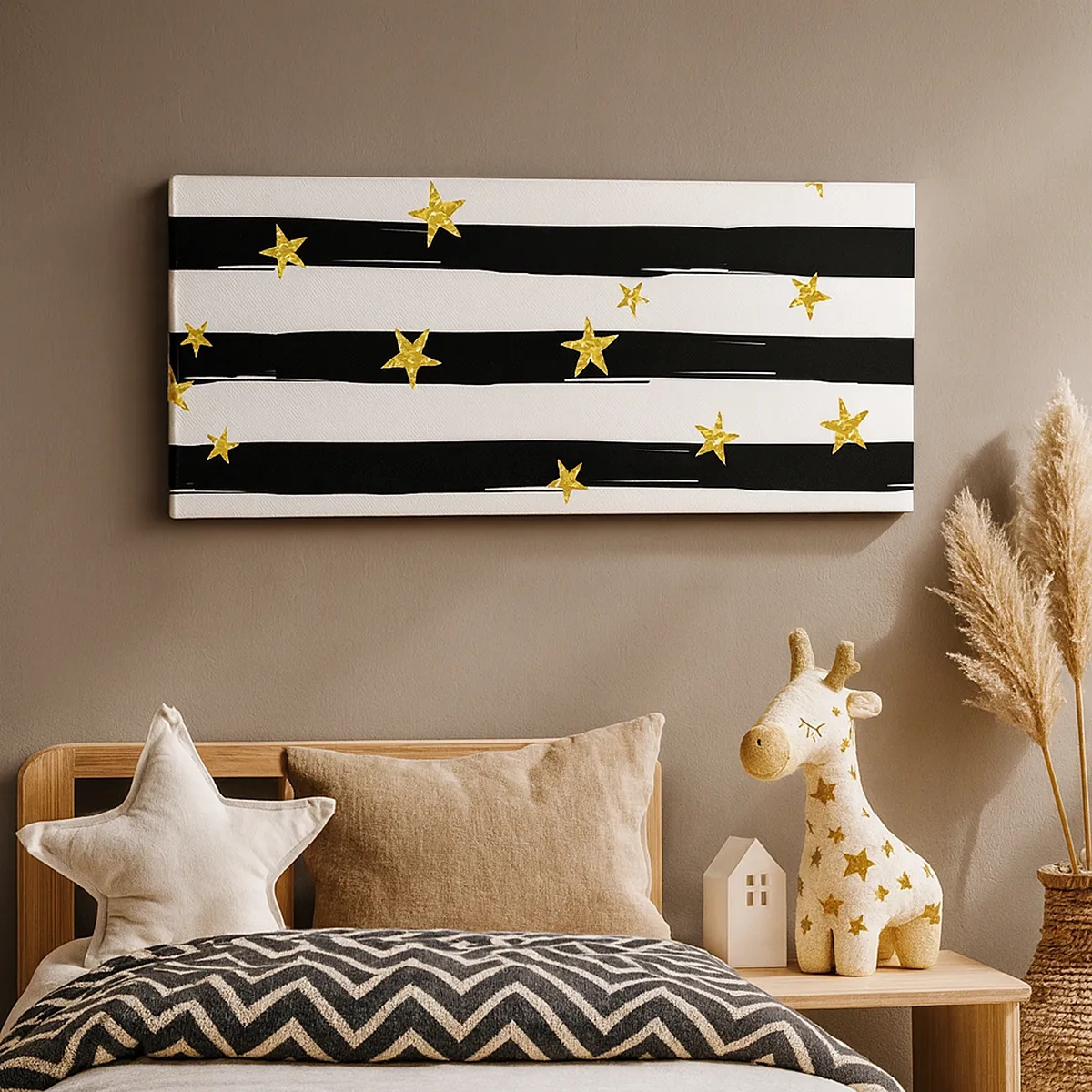 Quadro su tela - Stampe su Tela - Siamo tutti nati sotto una buona stella - 30x30 cm