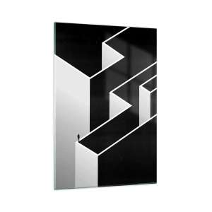 Quadro su vetro - Solitudine al vertice - 70x100 cm