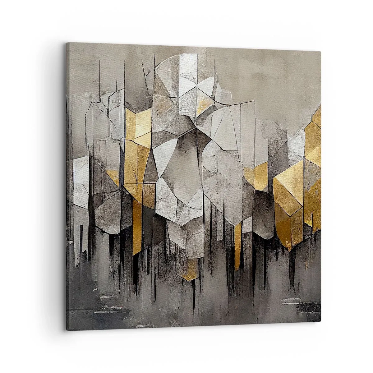 Quadro su tela - Stampe su Tela - Composizione di ghiaccio e luce - 50x50 cm