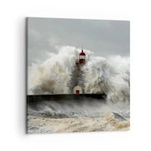 Quadro su tela - Stampe su Tela - L'ira dell'oceano - 50x50 cm