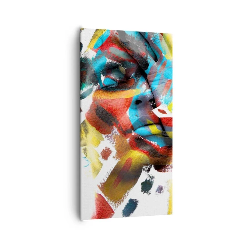 Quadro su tela - Stampe su Tela - Personalità colorata - 65x120 cm