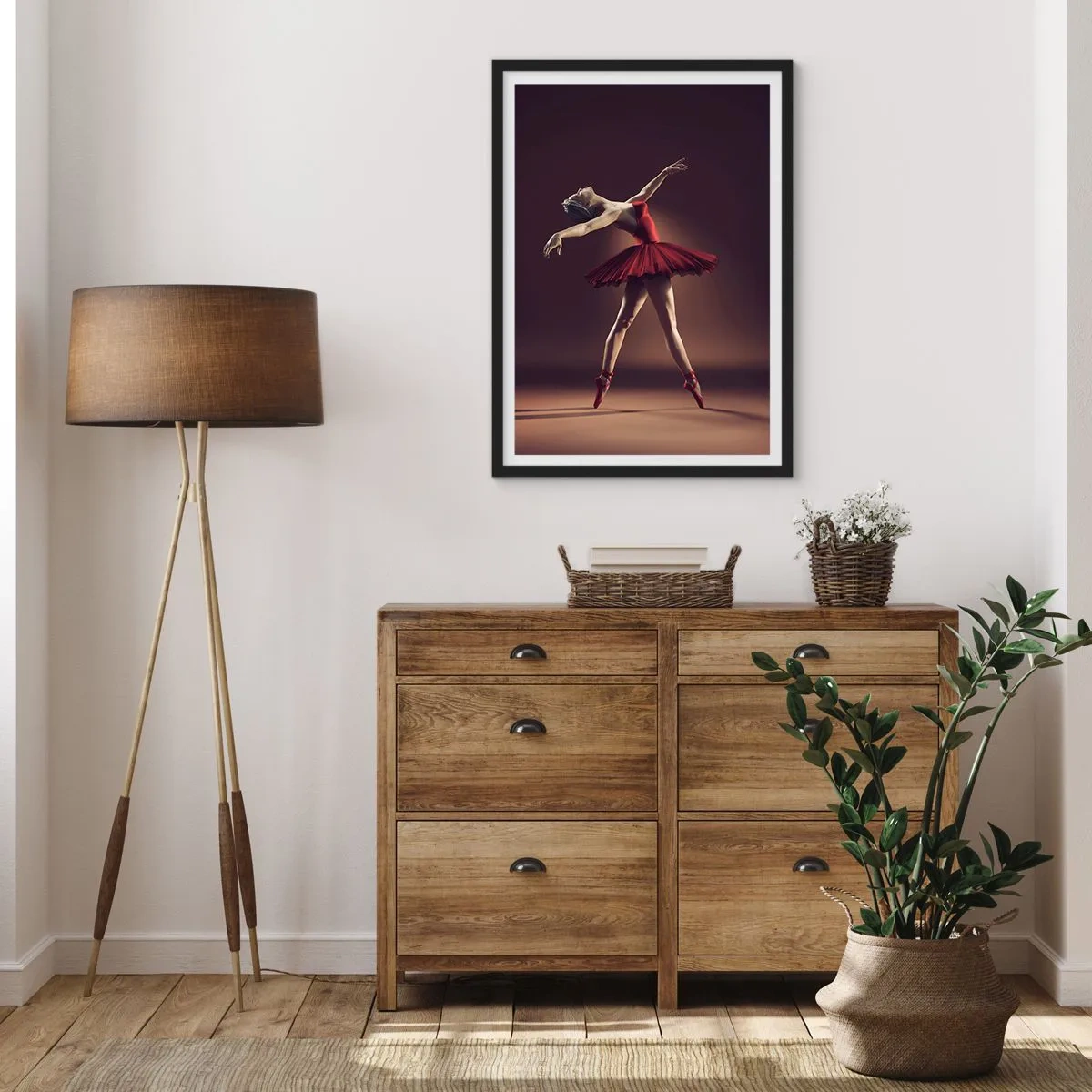 Poster in cornice nera - Prima ballerina - 40x50 cm