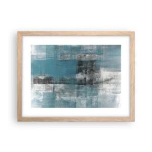Poster in cornice rovere chiaro - Acqua e aria - 40x30 cm