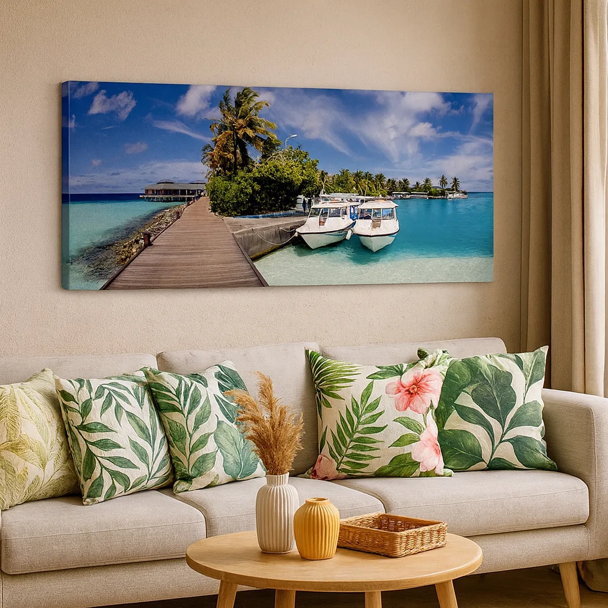 Quadro su tela - Stampe su Tela - Il paradiso esiste davvero - 30x30 cm