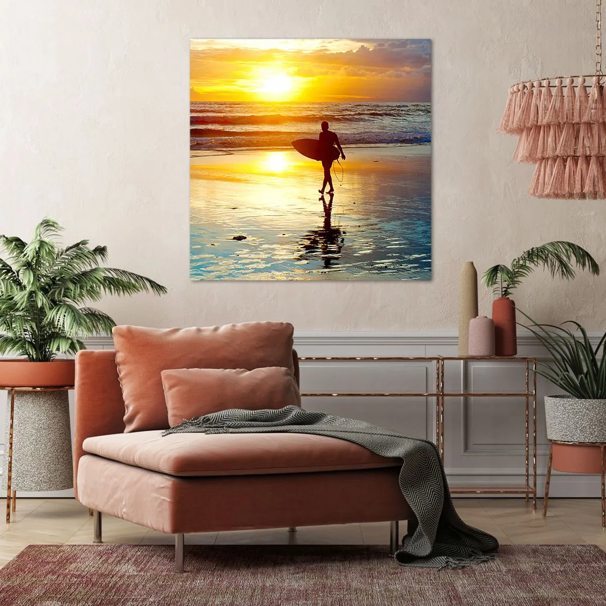 Quadro su tela - Stampe su Tela - Il ritorno del guerriero - 70x70 cm