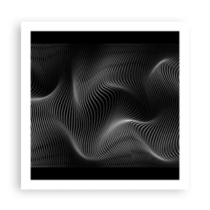 Poster - La danza della luce nello spazio - 60x60 cm