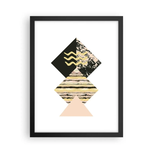 Poster in cornice nera - Non è così facile - 30x40 cm
