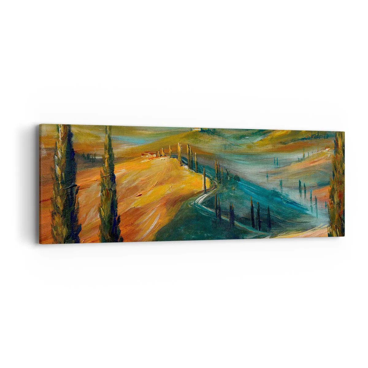 Quadro su tela - Stampe su Tela - Paesaggio toscano - 90x30 cm
