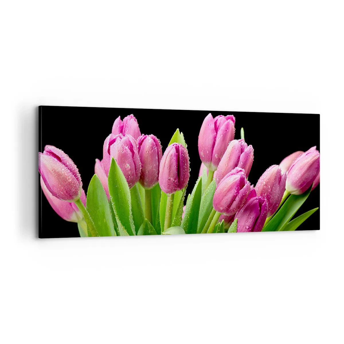 Quadro su tela - Stampe su Tela - Gioia lilla della primavera - 100x40 cm
