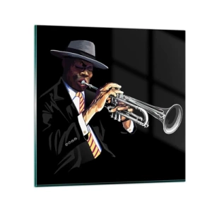 Quadro su vetro - Il fascino della Old School - 30x30 cm