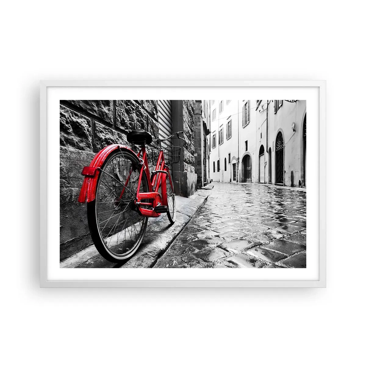 Poster in cornice bianca - La vera bellezza non invecchia - 70x50 cm