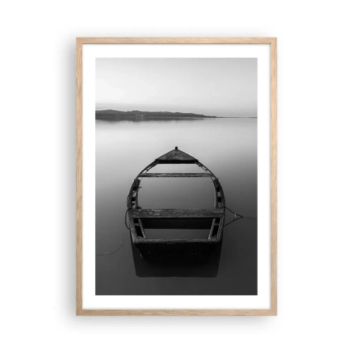 Poster in cornice rovere chiaro - Nostalgia e malinconia - 50x70 cm