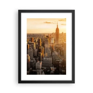 Poster in cornice nera - Crescere al sole - 30x40 cm