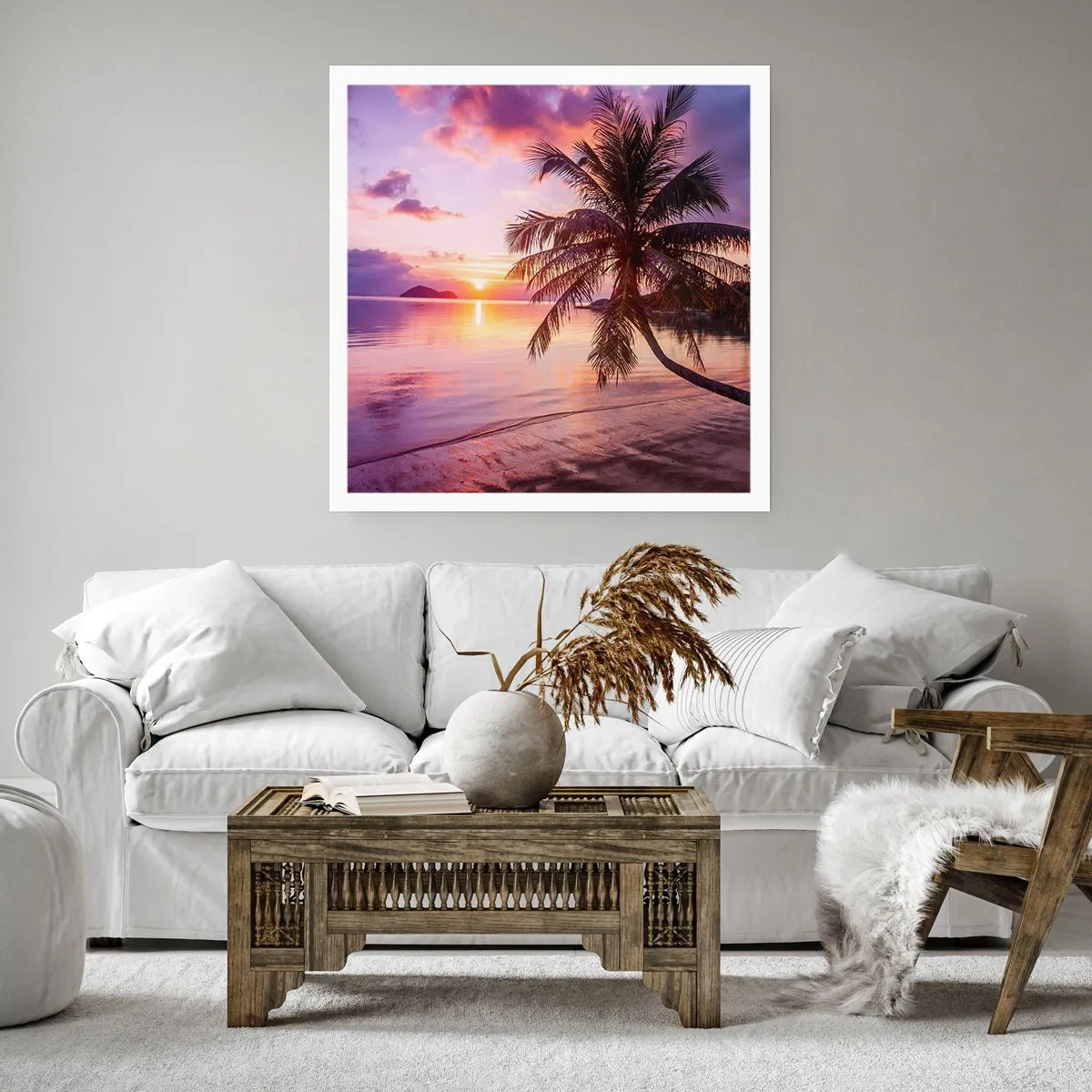 Poster - Beatitudine a perdita d'occhio - 60x60 cm